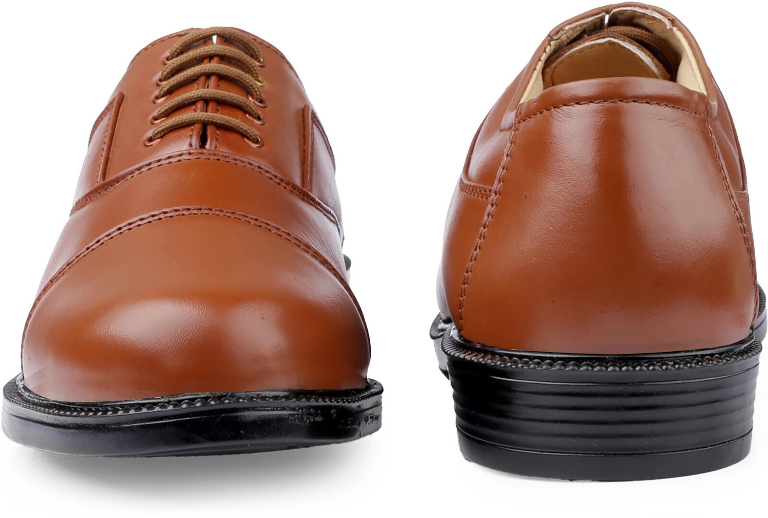 Image of Sucab Tan Leather oxford red police shoes service shoes for men Oxford For Men