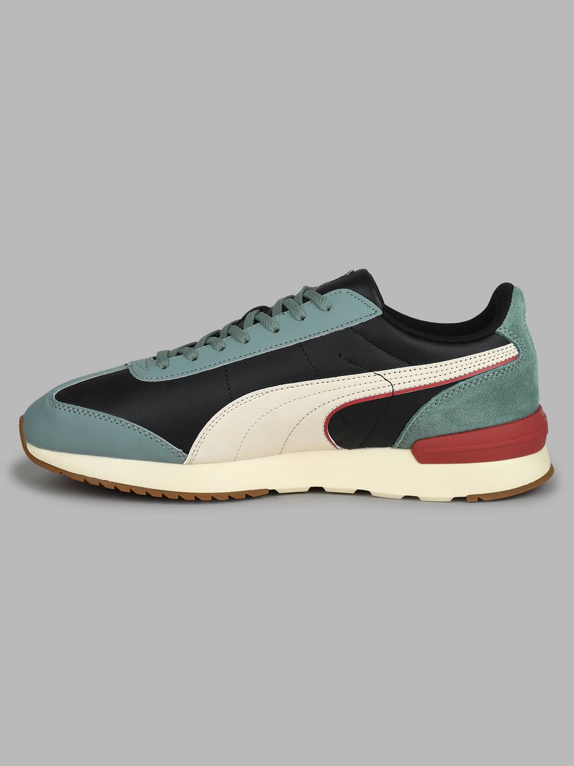 PUMA R78 Wind Greenside Black Men's Sneakers - Image 3