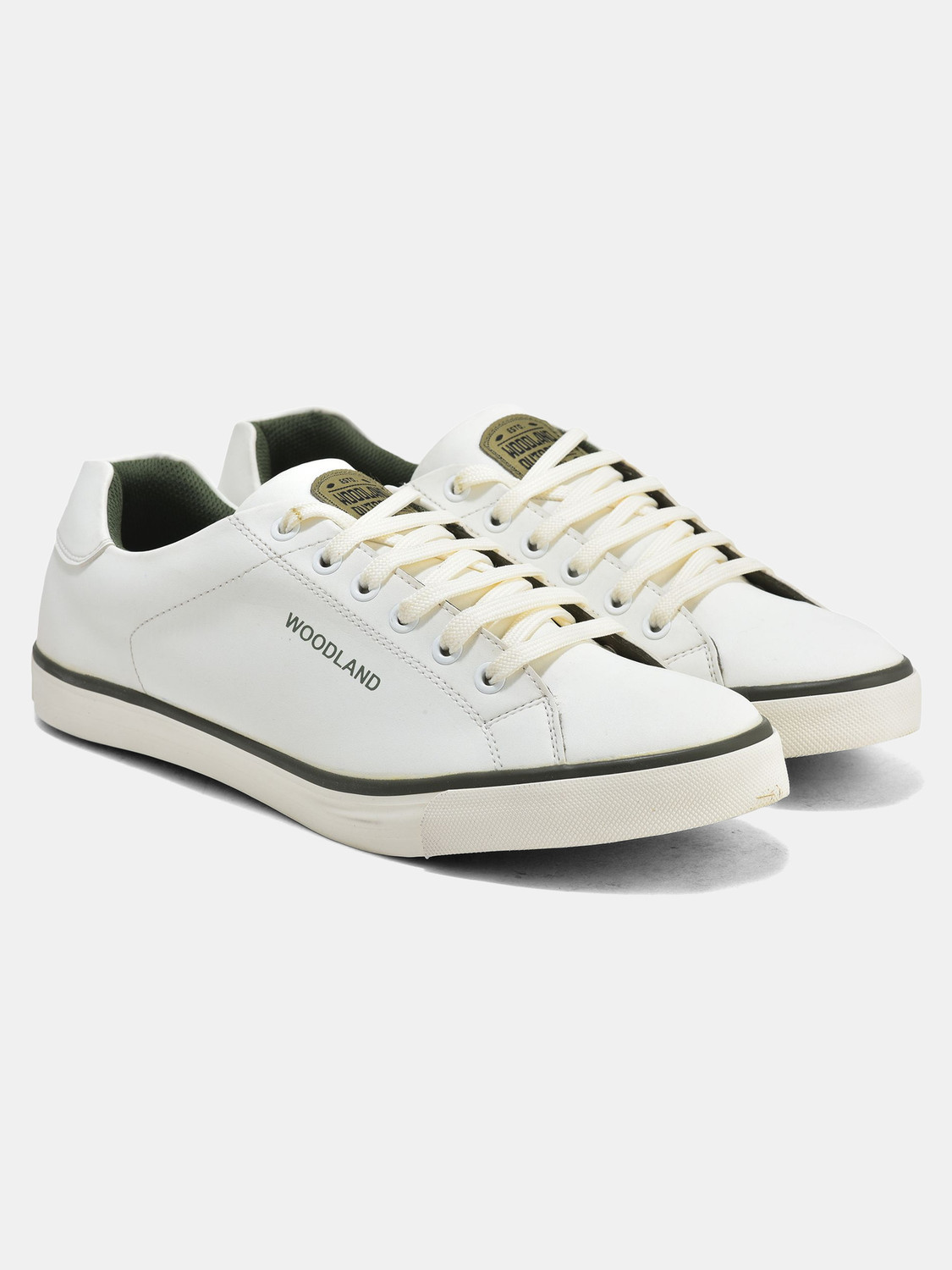 Image of WOODLAND Lace Up Lightweight Breathable Comfortable Daily Use Sneakers For Men