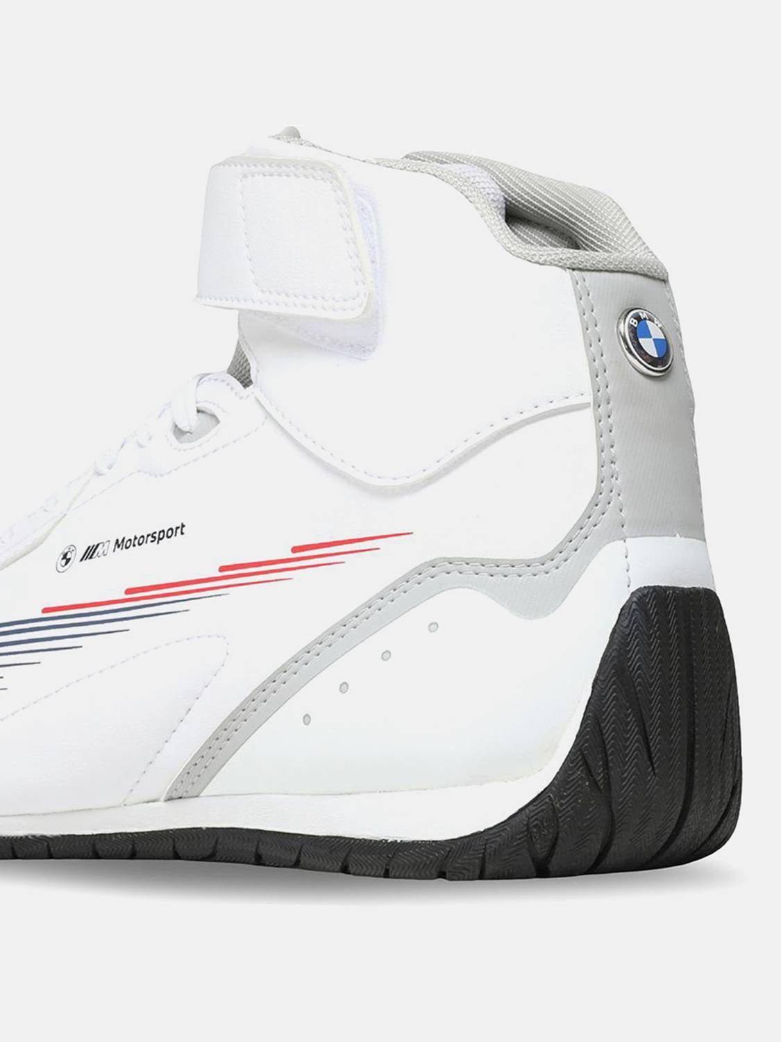 PUMA BMW M Motorsport Neo Cat Mid 2.0 IN White Sneakers - Image 4