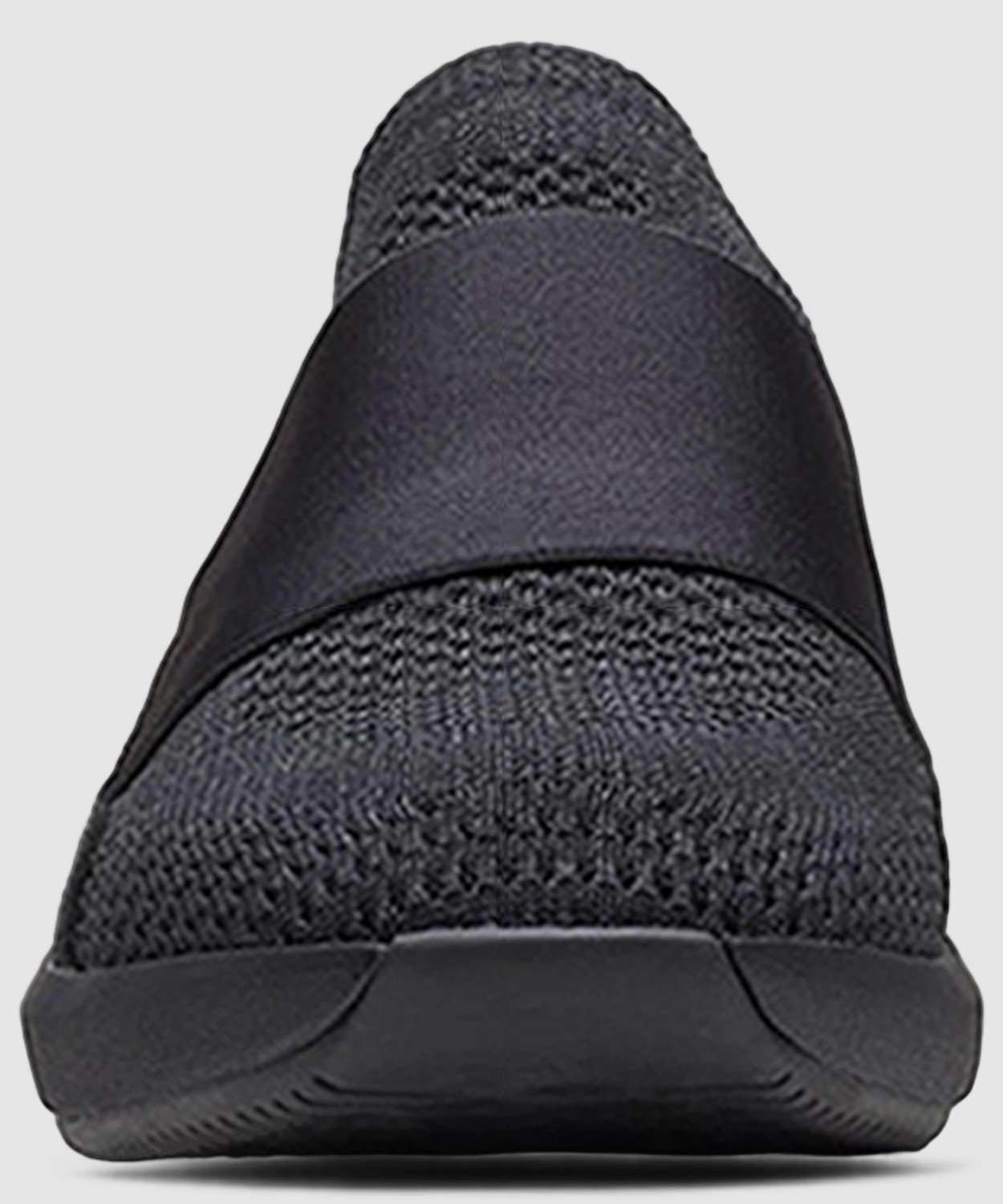 Image of CLARKS Un Rio Knit BLACK COMB Outdoors For Women (Black, 4)