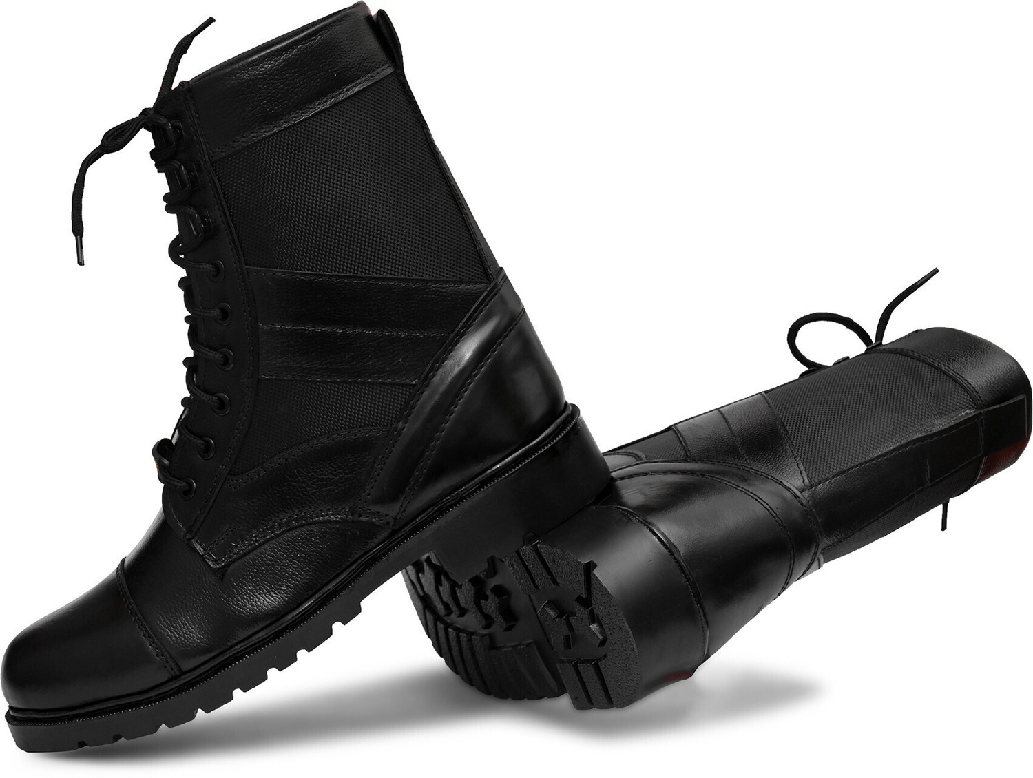 Image of OMEE GOLD ARMY LONG DMS Boots For Men