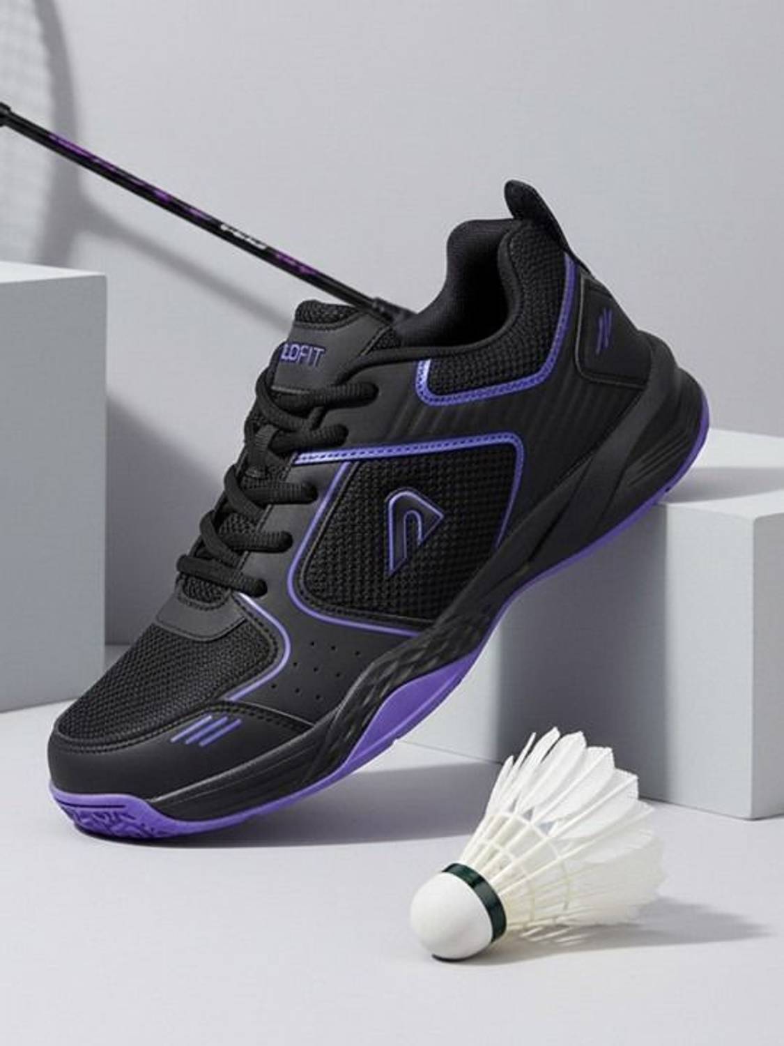 BOLDFIT Smash Pro Men's Anti-Skid Badminton Shoes