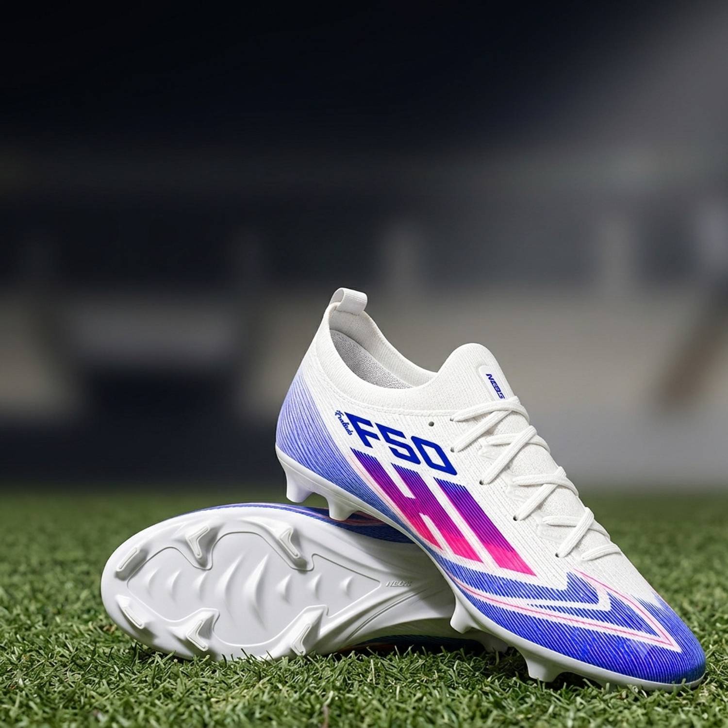 ANZA Football Shoes For Men White - Image 3