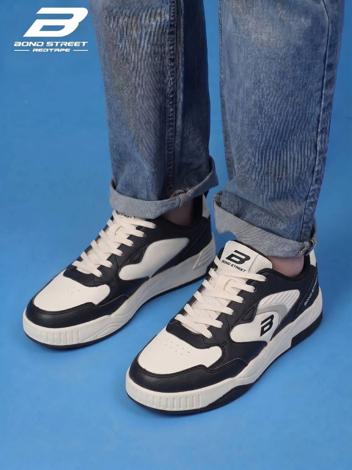 Bond Street Red Men's Casual Sneakers - Image 3