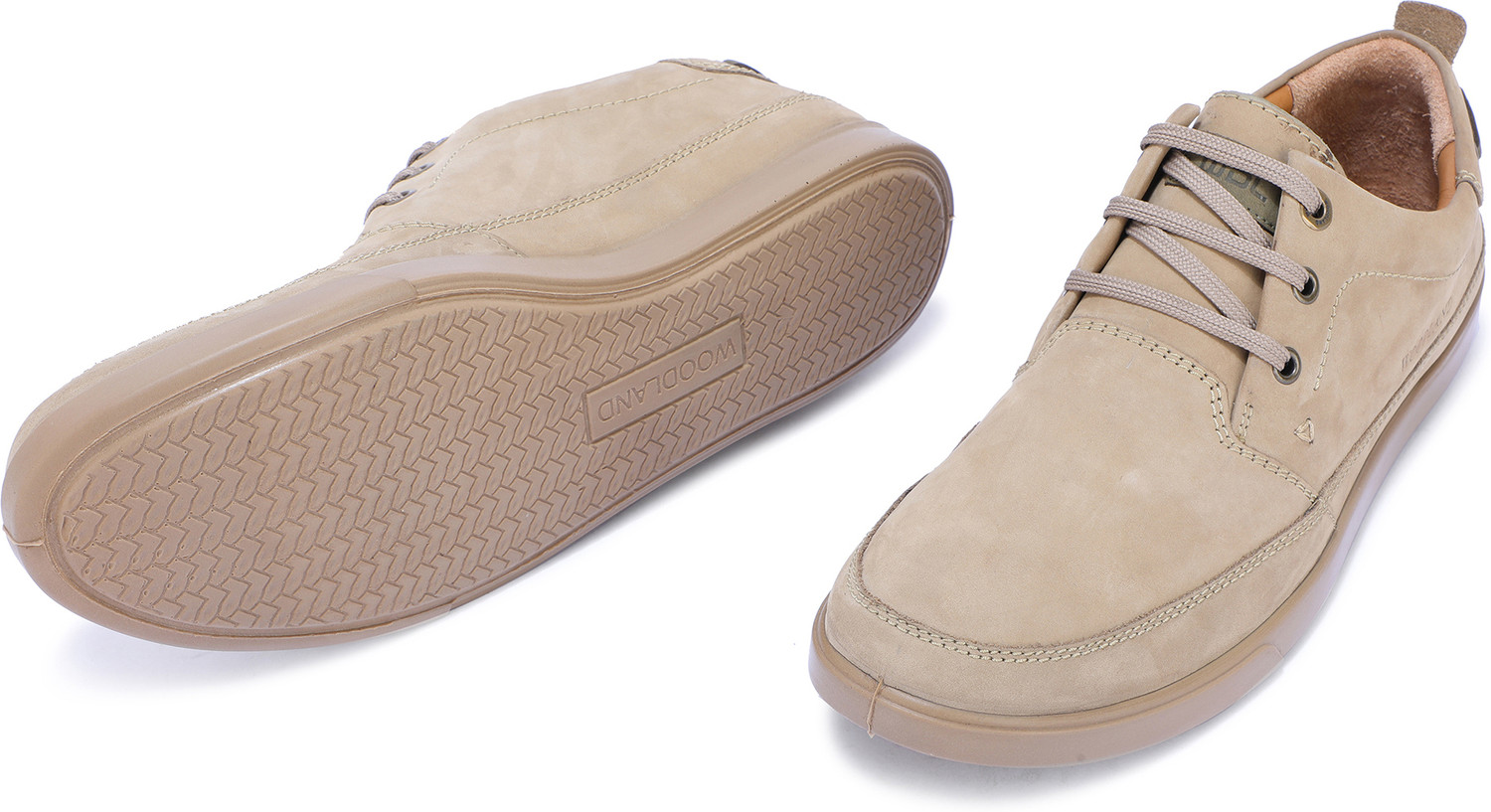 Image of WOODLAND Lace Up Lightweight Breathable Comfortable Daily Use Casuals For Men