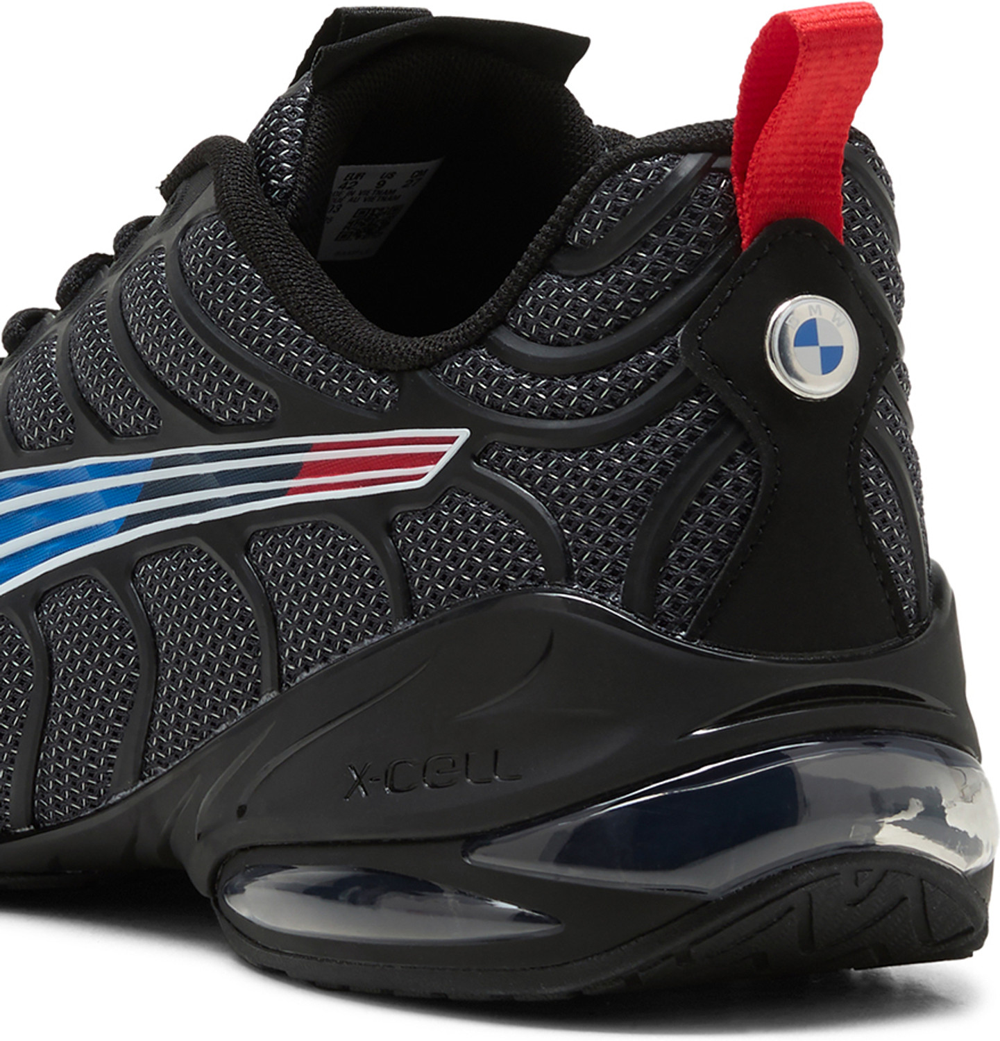 Image of PUMA BMW M Motorsport Voltra Sneakers For Unisex (Black, 7)