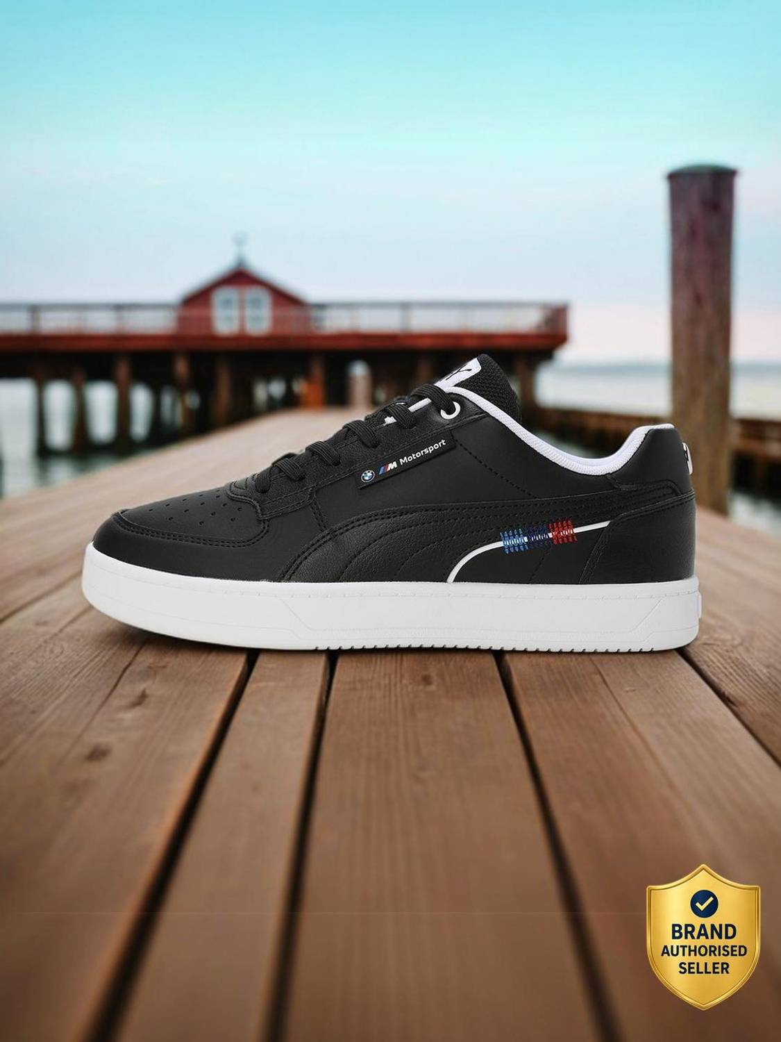 PUMA BMW M Motorsport Caven 2.0 Black Sneakers - Image 1
