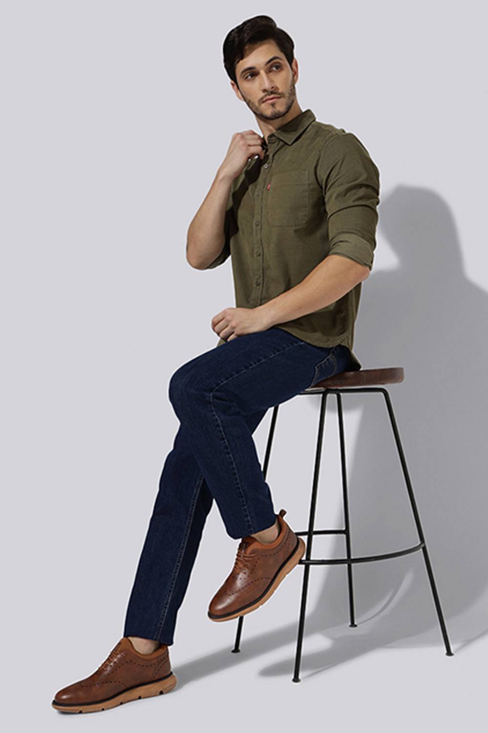 Neemans Crossover Brogues Casual Sneakers for Men - Image 3