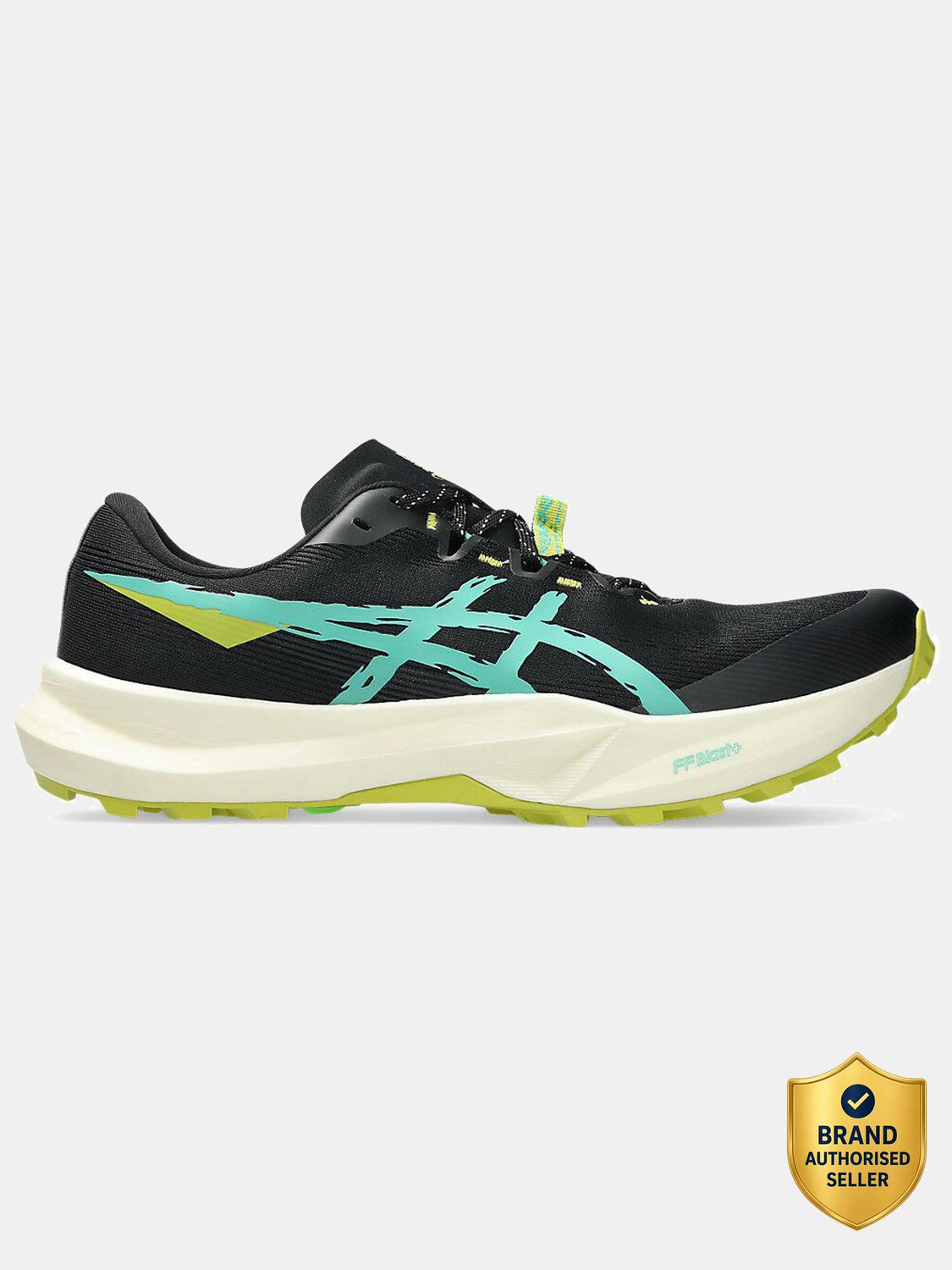 asics Fuji Lite 6 Running Shoes For Men (Black , 14)