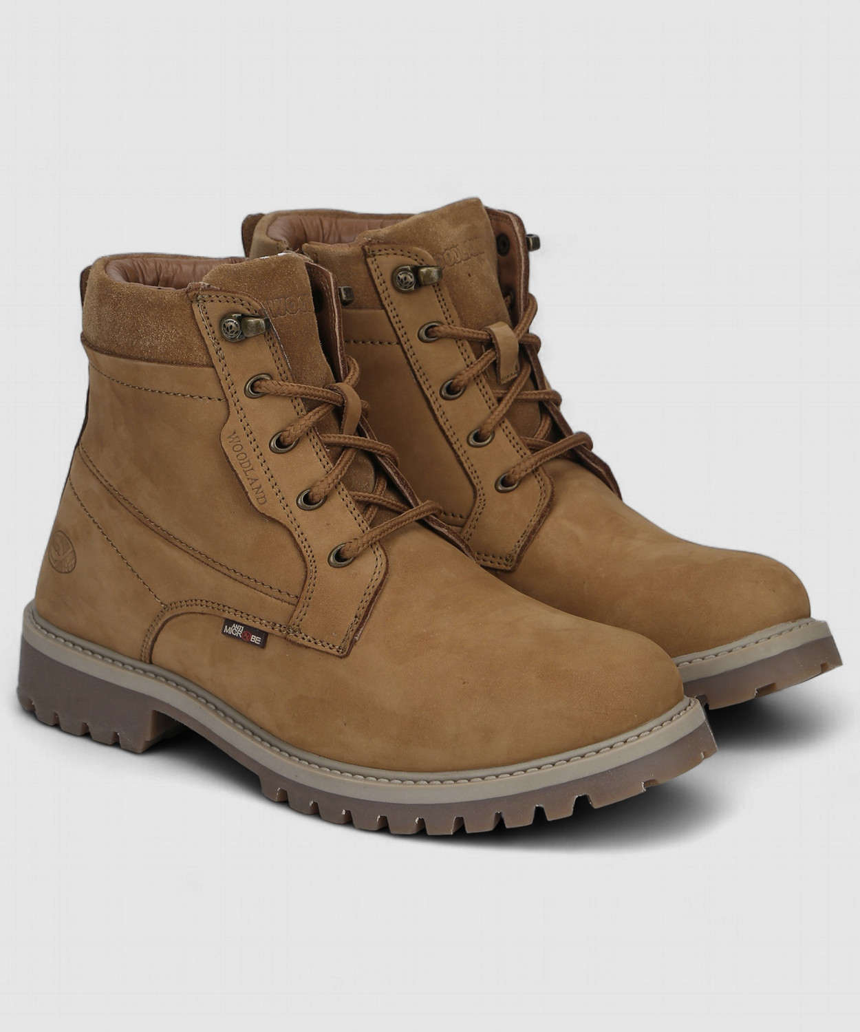 Image of WOODLAND Outdoor Durable Comfortable Everyday High Ankle Boots For Men