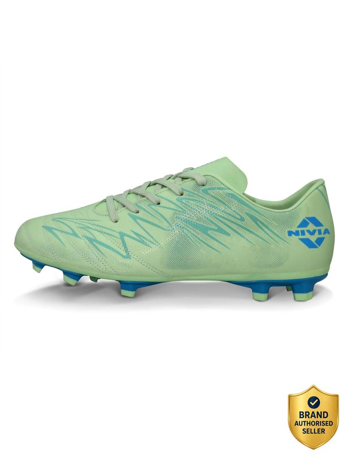 NIVIA Encounter 11 Stud Football Shoes For Men Green - Image 1