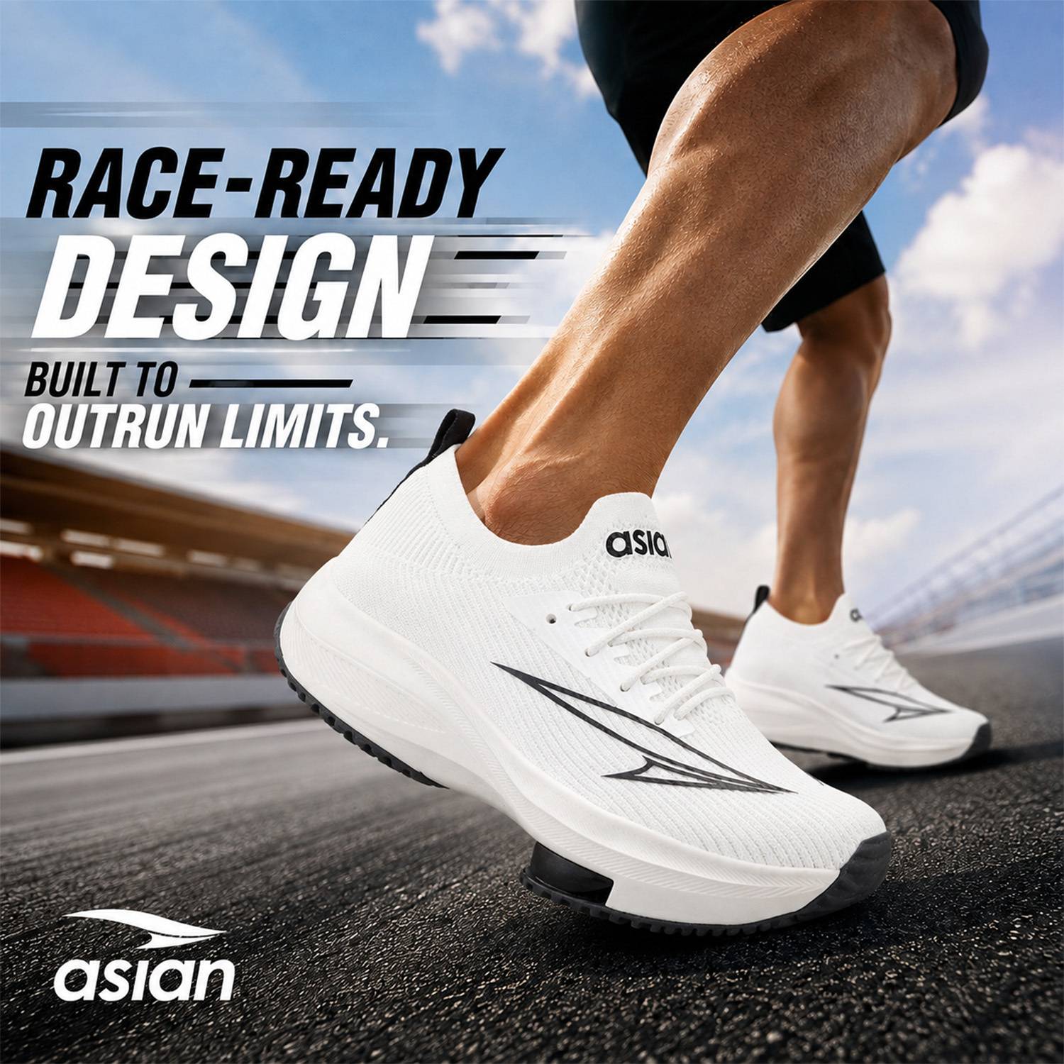 asian Quantum-74 Men's Running Shoes - Image 4