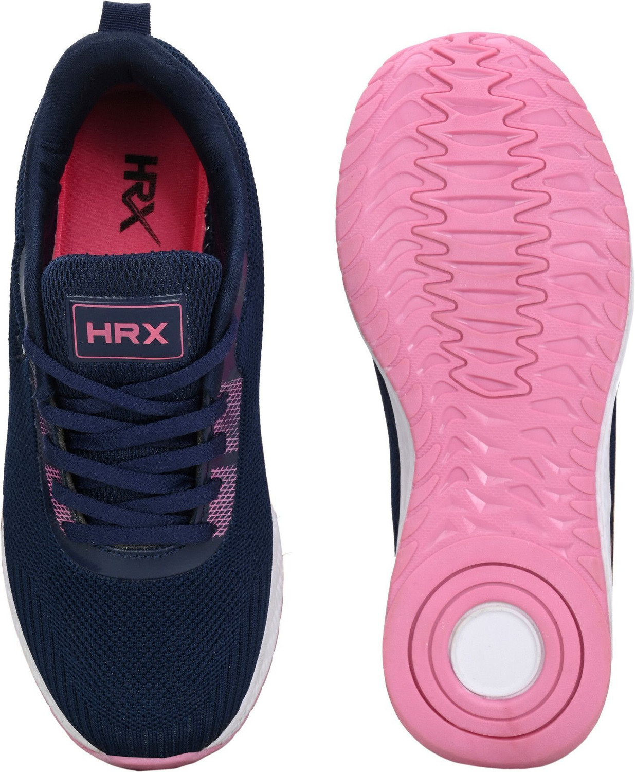 Image of HRX by Hrithik Roshan Blue Running Shoes For Women