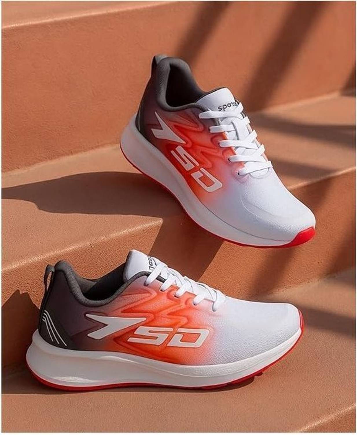 VIZYTRIC Stylish Men's Running Shoes Red