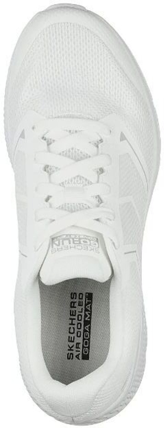 Image of Skechers Men White Running Shoes GO RUN CONSISTENT - TRACEUR Casuals For Men