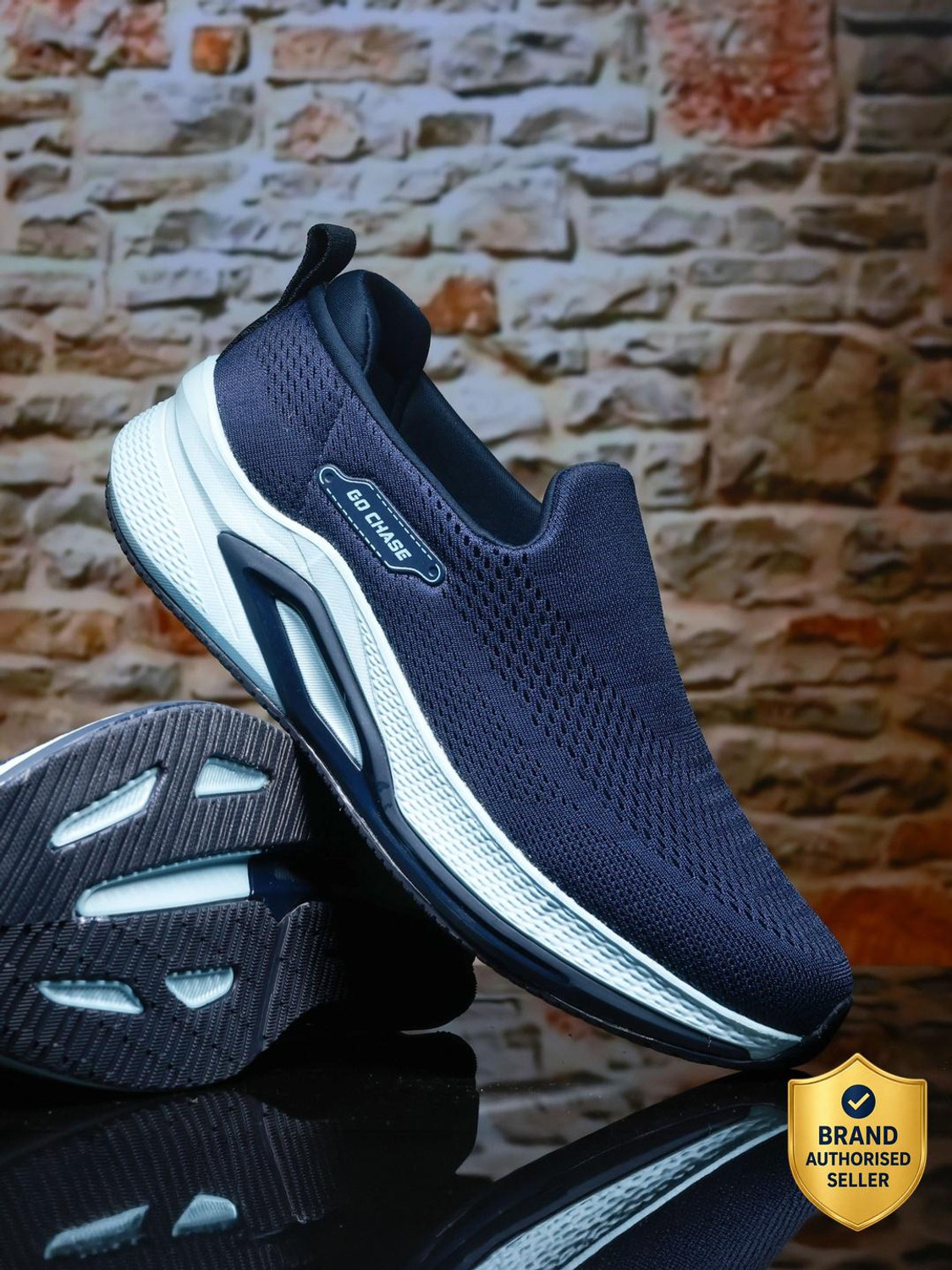 Image of asian Wonderwalk Pro-14 Men Sports Walking Shoes | Arch Support Memory Foam Shoes Slip On Sneakers For Men