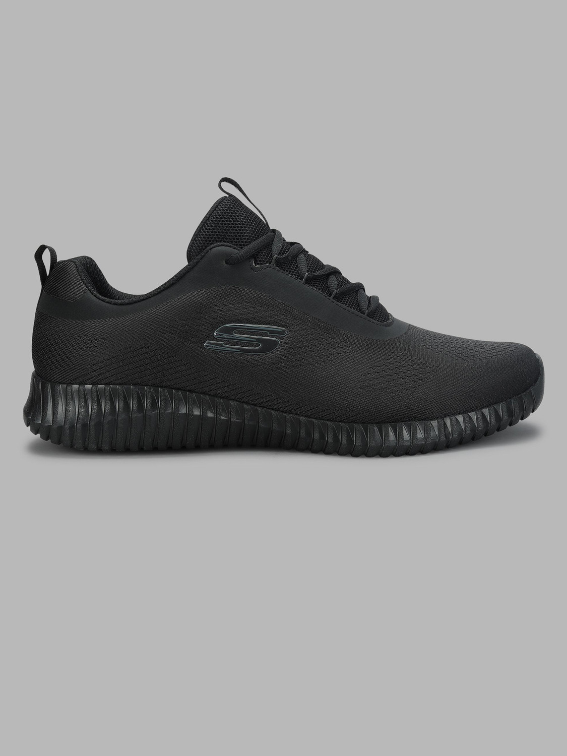 Image of Skechers ELITE FLEX Sneakers For Men (Black, 7)