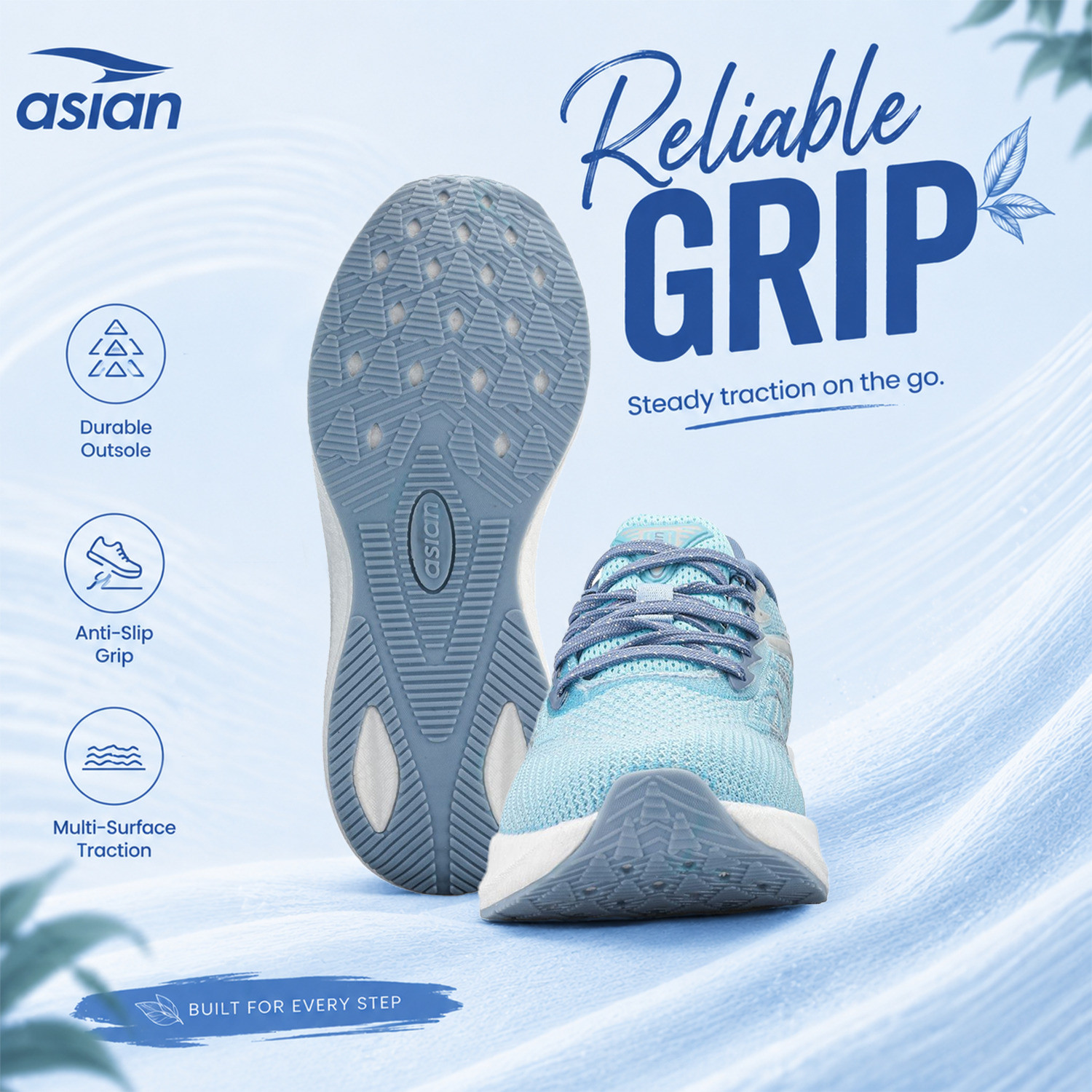 Image of asian Asian Hypercushion W-01 Women Running & Walking Shoes | Lightweight Gym Sneakers Outdoors For Women