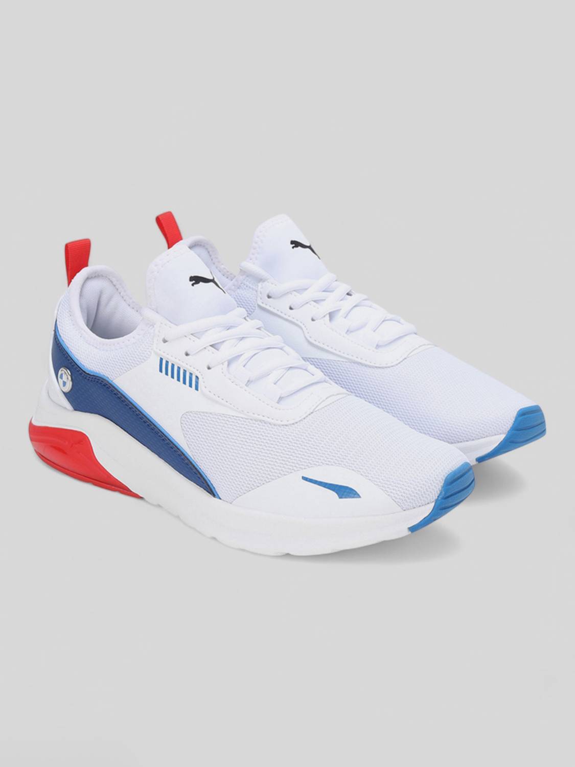 PUMA BMW M Motorsport Electron E Pro IN White Sneakers For Men - Image 4