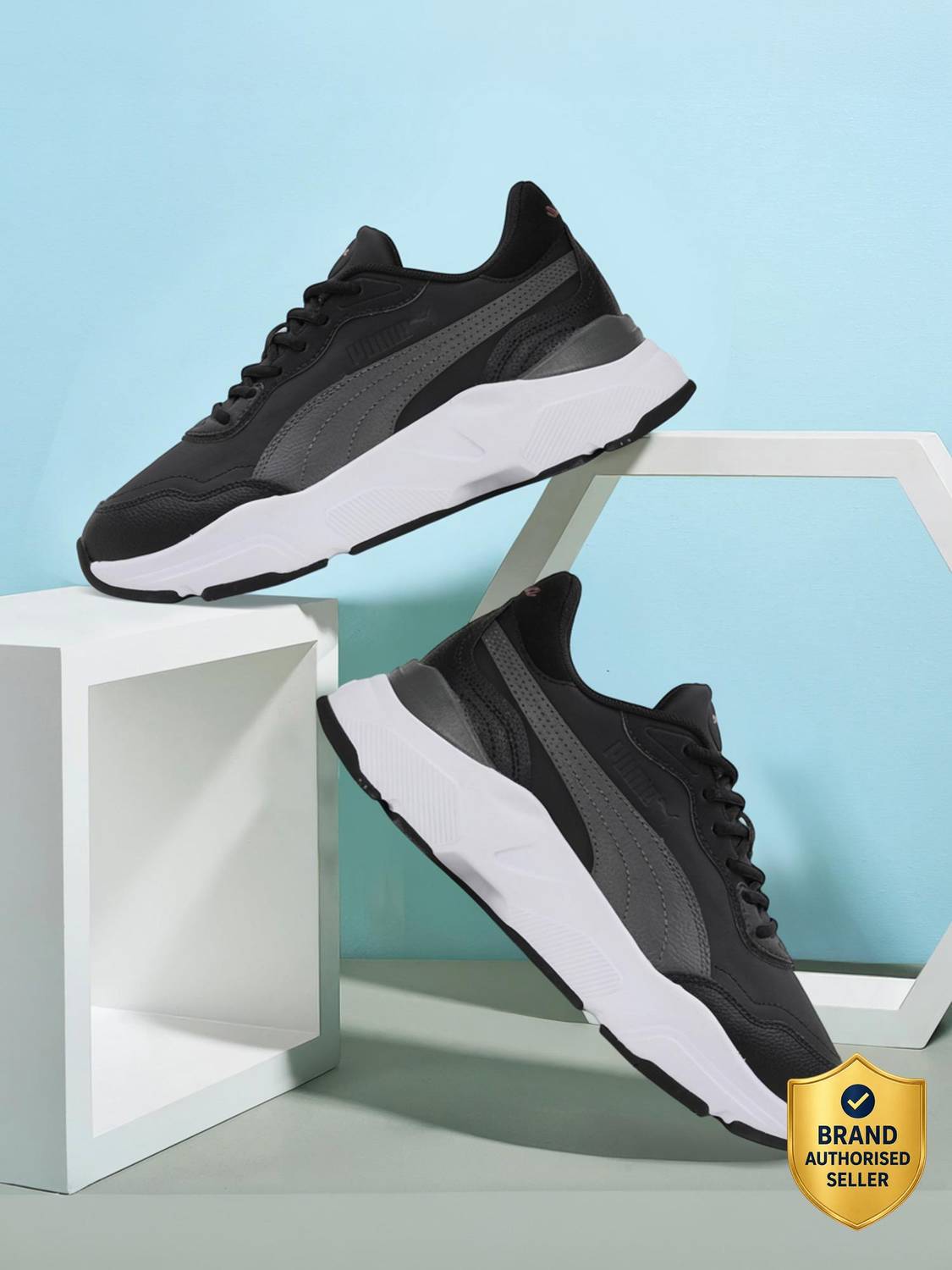 PUMA Cassia Rose Sneakers For Women Black