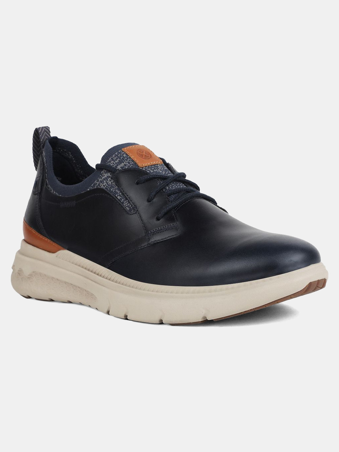 Image of HUSH PUPPIES Hush Puppies Men Casual Lace Up Derby Shoes - Navy Blue (9Uk) Derby For Men