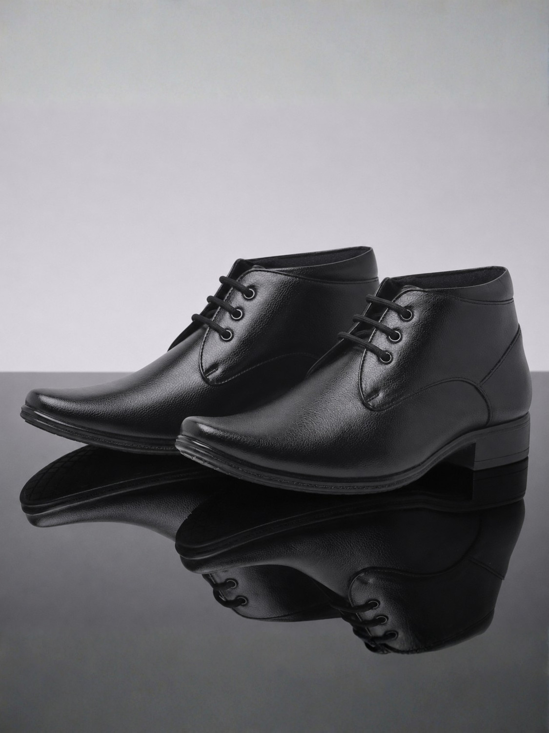 Image of Zixer MENS WEAVE CROC TEXTURE SYNTHETIC LEATHER FORMAL SHOE FOR MEN OFFICE PARTY BIKE Lace Up For Men