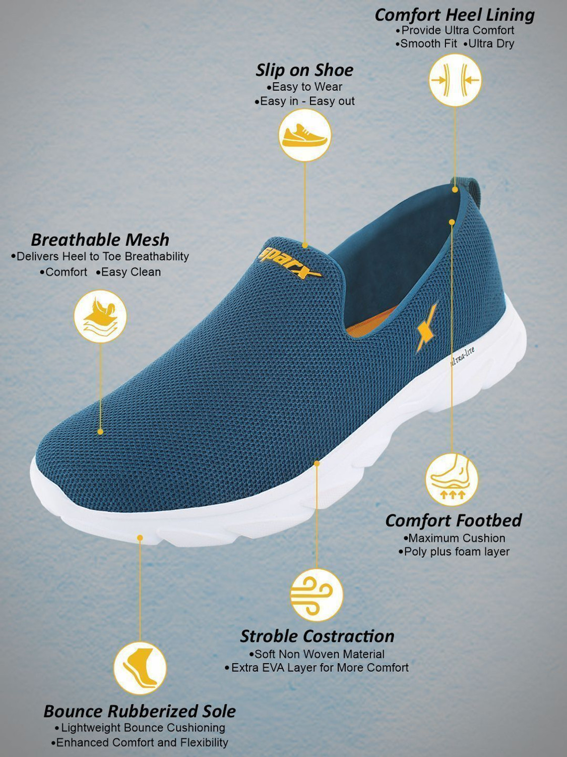 Image of Sparx SM 675 Walking Shoes For Men