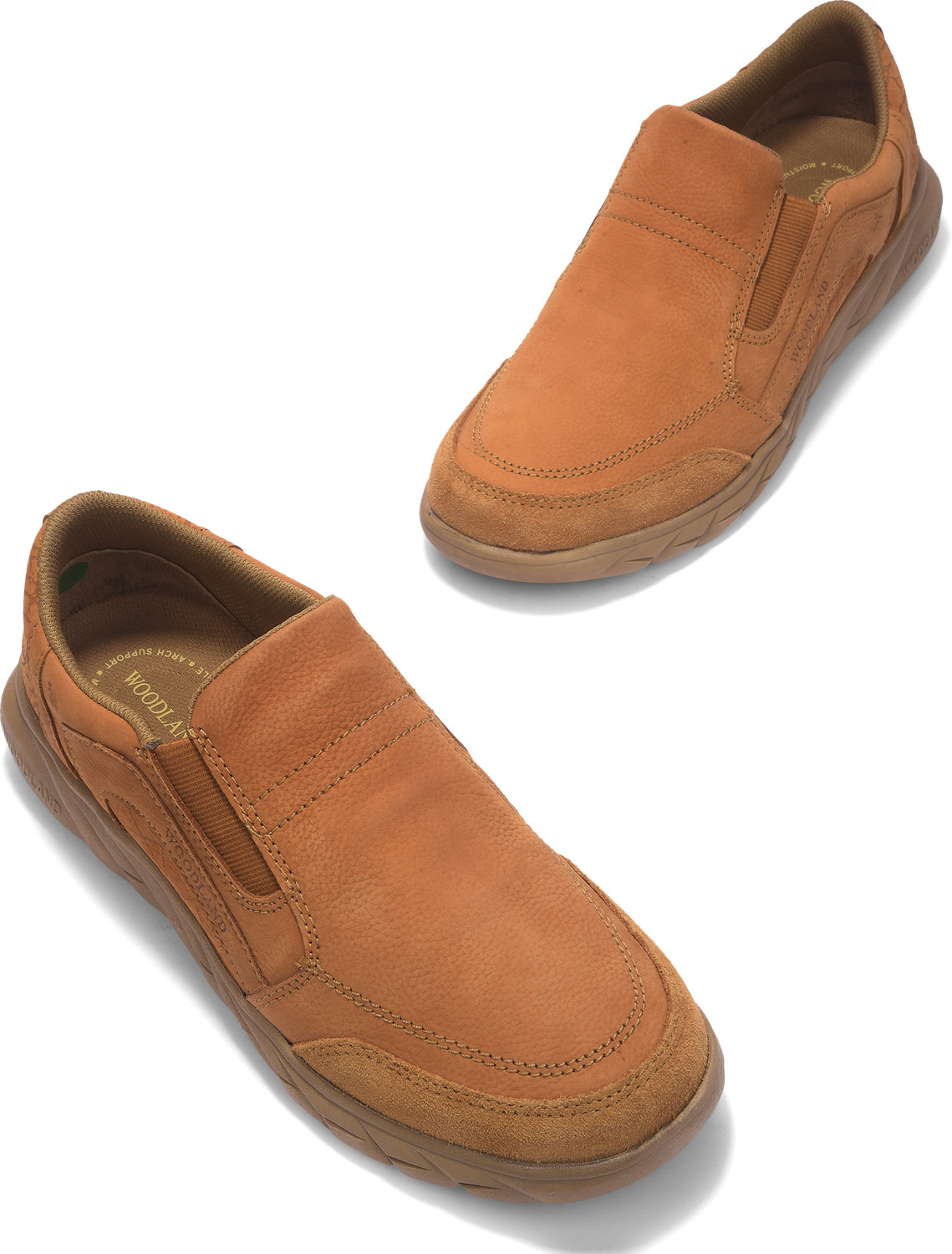 Image of WOODLAND Slip On Lightweight Comfortable Easy Wear Casuals For Men