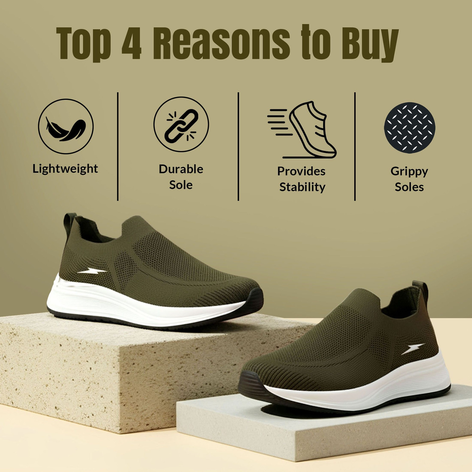 Image of BRUTON VELTO- Premium Slip-On Loafers | Lightweight Comfortable Loafers For Men