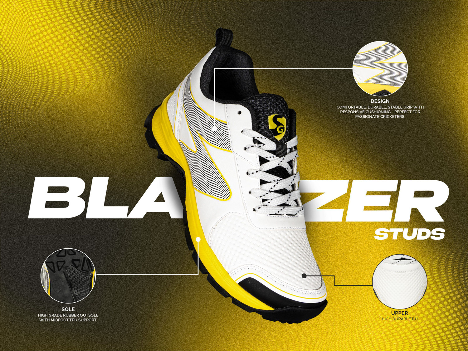 Image of SG BLAZER Cricket Shoes For Men