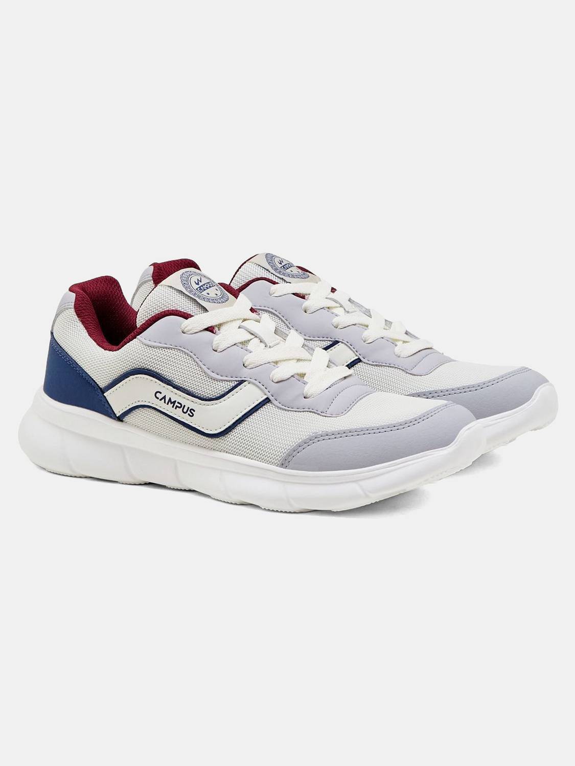 CAMPUS EVARO Men's White Running Shoes - Image 2