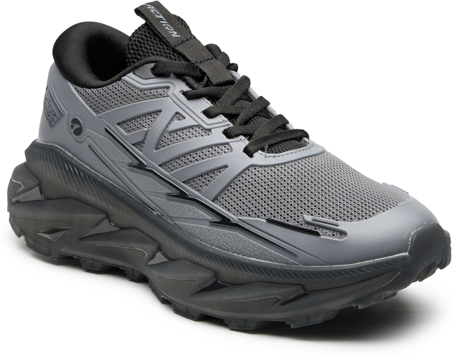 Image of action Athleo TURBO-2201 Lightweight Breathable Comfortable Sports Lace-Ups Running Shoes For Men
