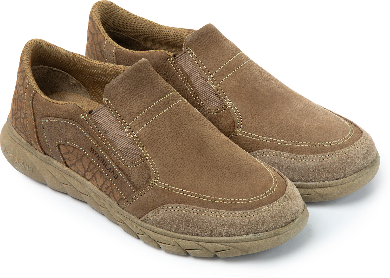 Image of WOODLAND Slip On Lightweight Comfortable Easy Wear Casuals For Men