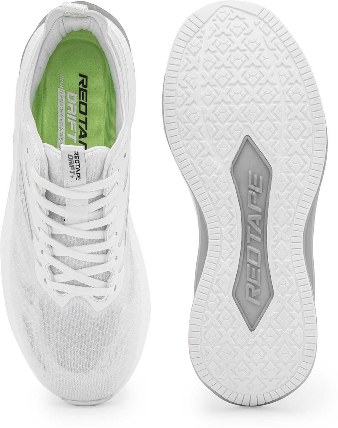 Image of RED TAPE Walking Shoes For Men (White, 8)