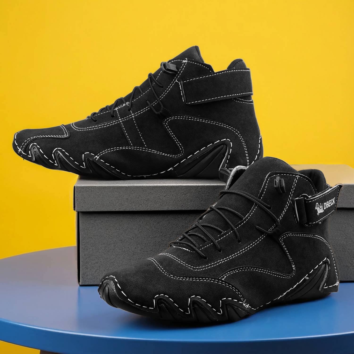 6ONE9 Men’s High Ankle Casual Shoes - Image 2