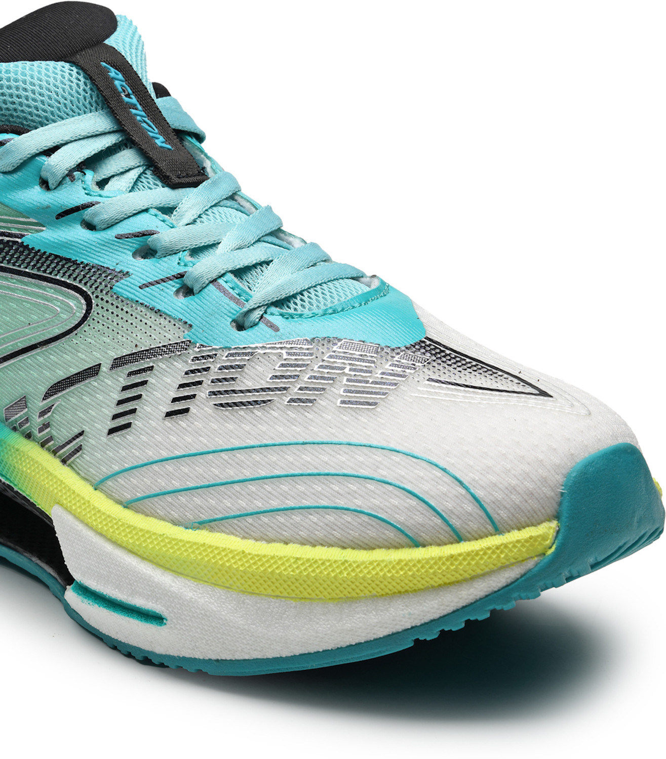 Image of action Athleo TURBO-2502 Lightweight Breathable Comfortable Sports Lace-Ups Running Shoes For Men