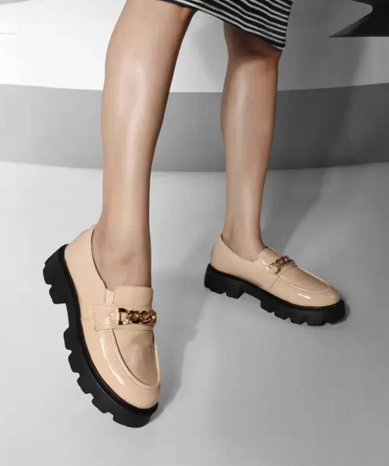 Feet Runner Women Casual Horsebit Shoe loafers with Embellishment Loafers For Women