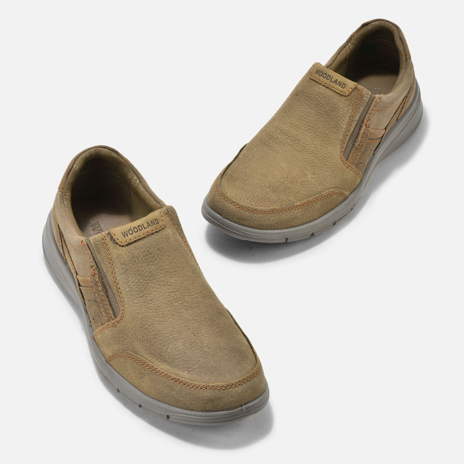 Image of WOODLAND Slip On Lightweight Comfortable Easy Wear Casuals For Men