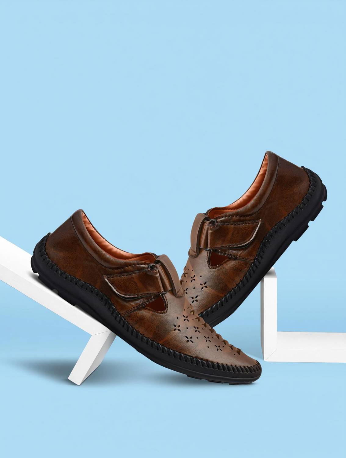 AKIKO LaserCut Sandals / Casuals For Men