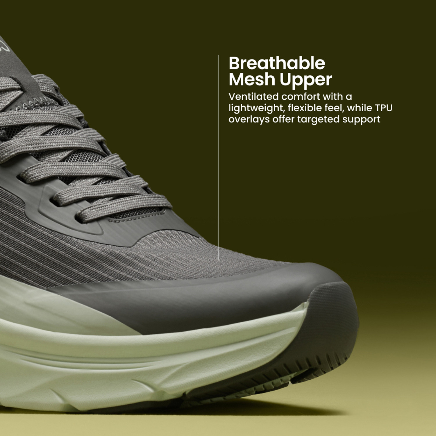 Image of Cult Vaynox Walking Shoes Breathable Mesh Upper Enhanced Cushioning Enhanced Grip Walking Shoes For Men