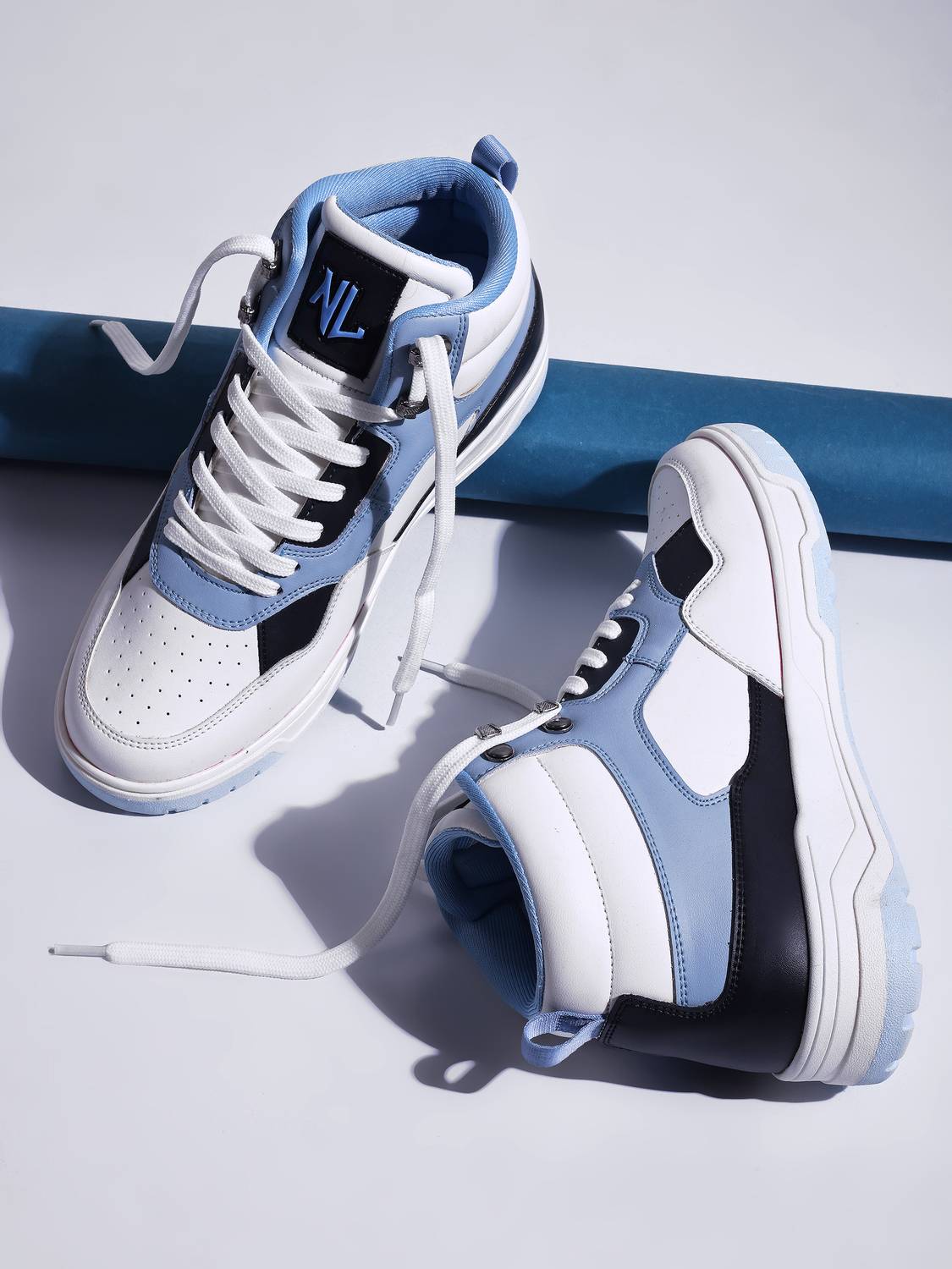 NEW LIMITS GRACE High Ankle Sneakers for Men, White