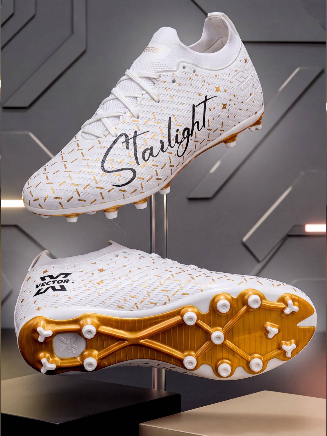 VECTOR X Starlight Cleats Primeknit Football Shoes - Image 1