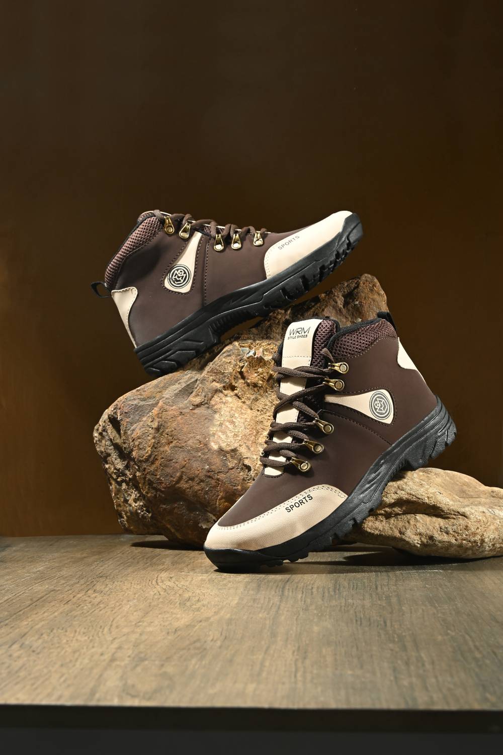 WRM Men’s High-Ankle Trekking & Hiking Boots - Image 4