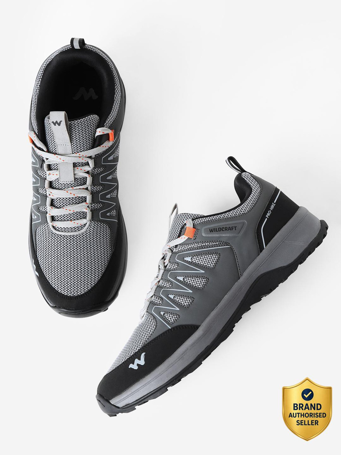 Image of Wildcraft Men Outdoor Casual Shoes, Terra 3, Grey, 8 Outdoors For Men