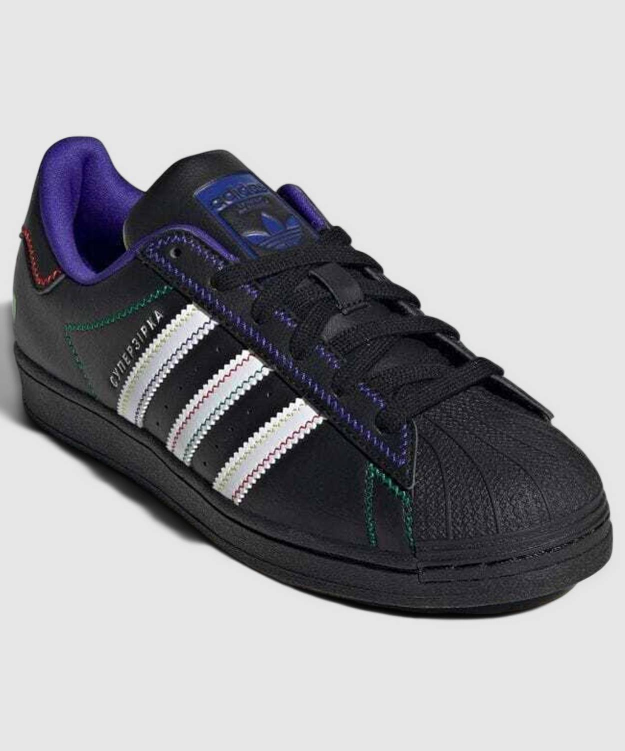 ADIDAS ORIGINALS Superstar X Ks W Sneakers For Women (Black , 4)