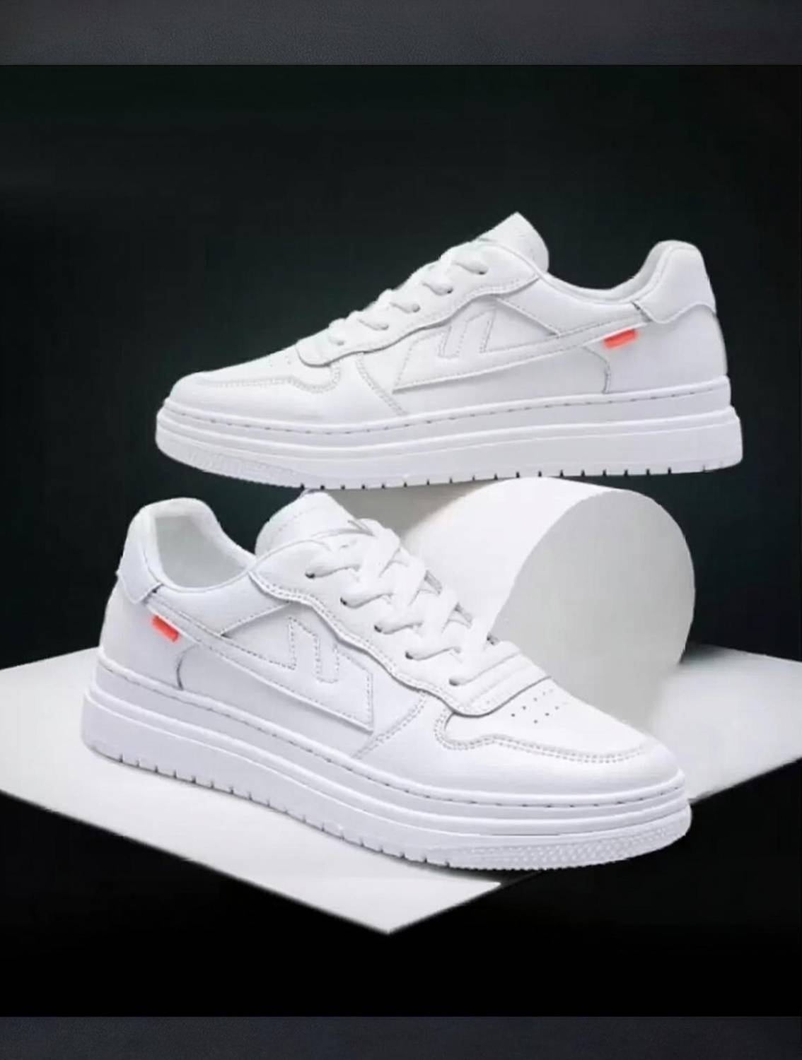 URBANBOX Men's White Sneakers - Image 1