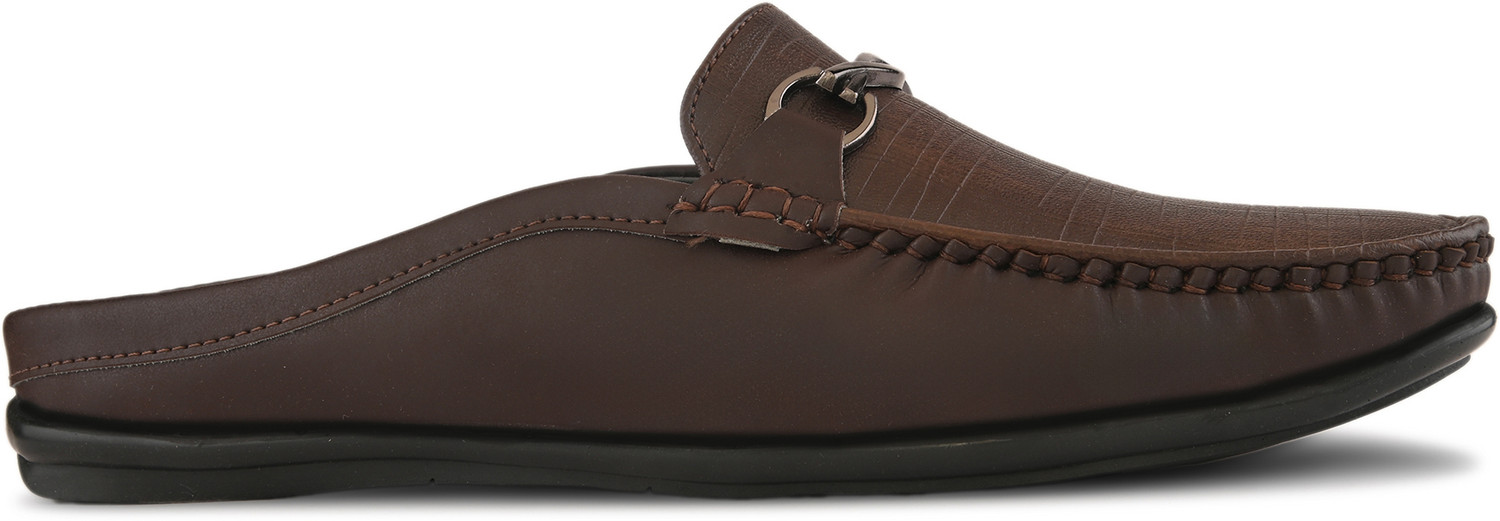 Image of KILLER SS26 Men's Casual Mules Loafers For Men (Brown, 8)