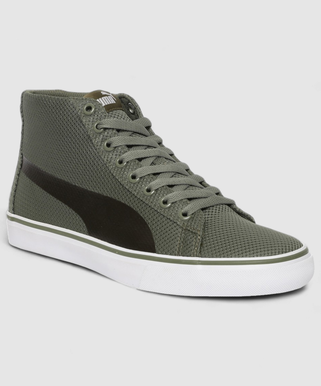 Image of PUMA Troop Mid Knit IDP Sneakers For Men