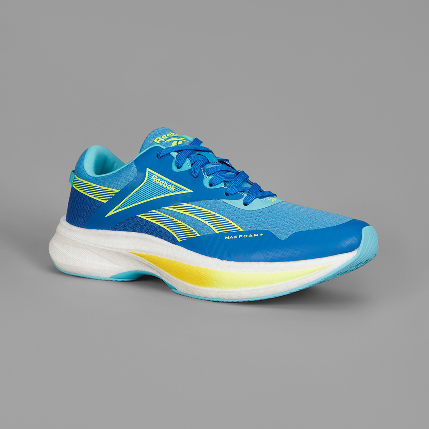 Image of REEBOK Men Black Lace Up Shoes Running Shoes For Men